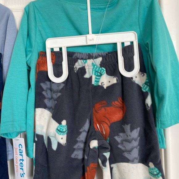NEW! Set of Two Carter's 12M Baby 2pc Pajama Sets - Long Sleeve & Pants - Picture 9 of 13